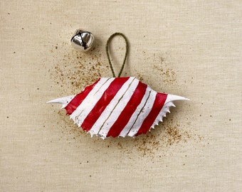 Striped Crab Ornaments