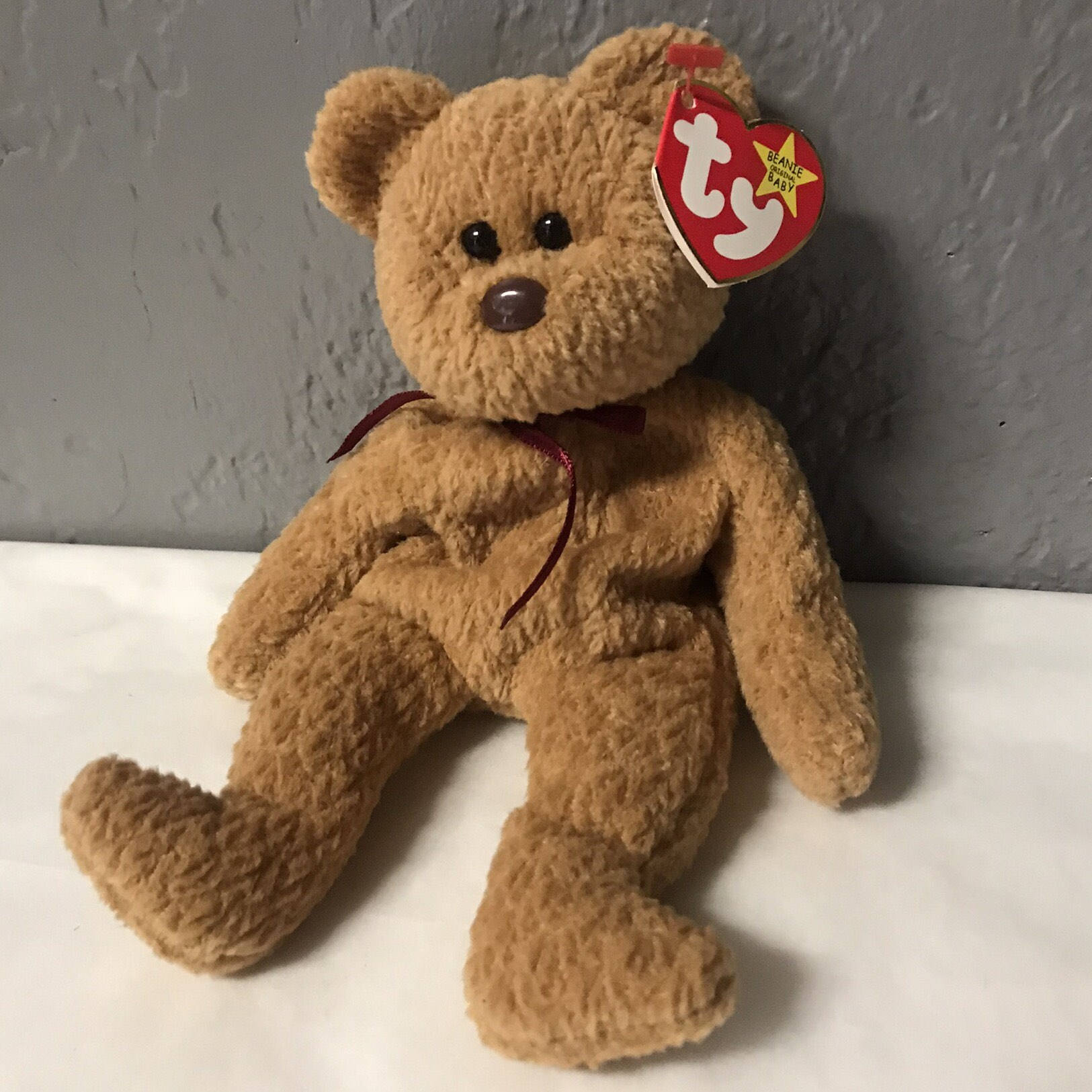curly ty beanie baby 1993 value