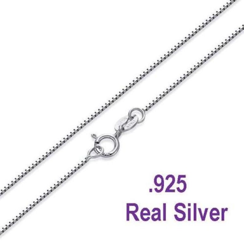 Square Magic .8 mm Box Sterling Silver Chain .925 Pure Silver Square Magic .8 mm Box Sterling Silver Chain .925 Pure Silver