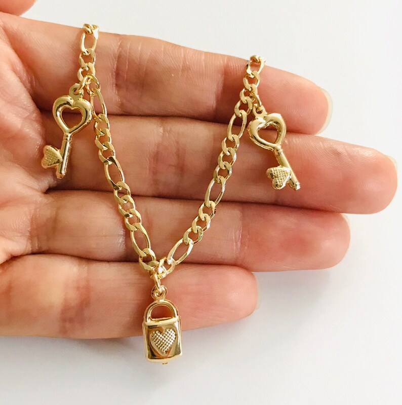 18k gold filled anklet