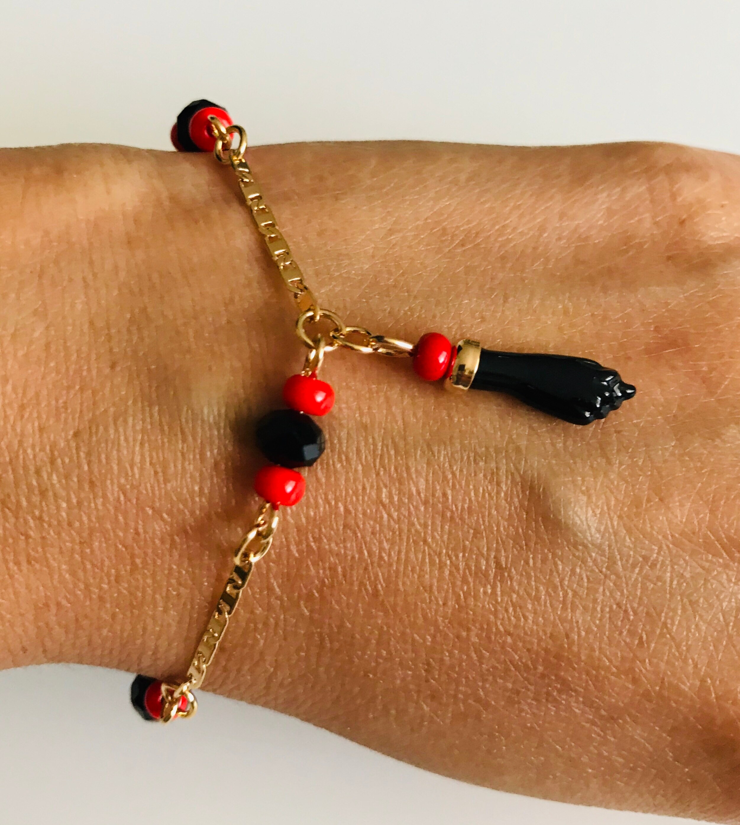 Pulsera De Azabache Para Nino para protección - Etsy