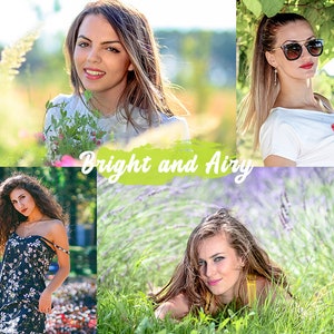 13 Bright Airy Lightroom Mobile & Desktop Preset, Light Photo Editing Filter, Clean White Outdoor Preset, Instagram Blogger, Influencer