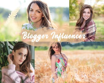 17 Blogger Influencer Lightroom Mobile & Desktop Preset, Clear Crisp Photo Editing Filter, Outdoor Preset, Instagram Blogger, Influencer