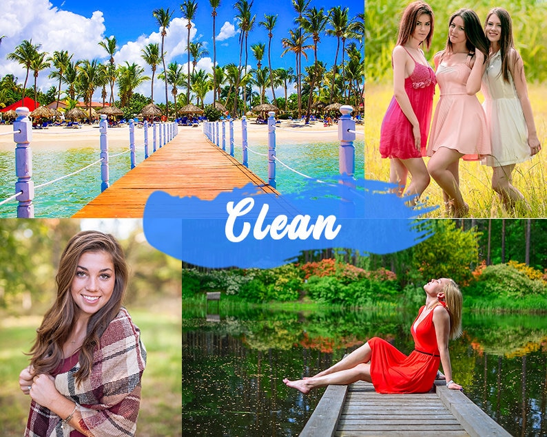 8 Pulisci preimpostazioni per dispositivi mobili e desktop di Lightroom, Pulisci filtro di fotoritocco nitido, Pulisci preimpostazioni, Instagram Blog