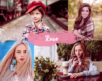 12 Rose Lightroom Mobile & Desktop Presets, Photo Editing Filters, Presets, for Instagram Bloggers, Influencers and Photographers and more!