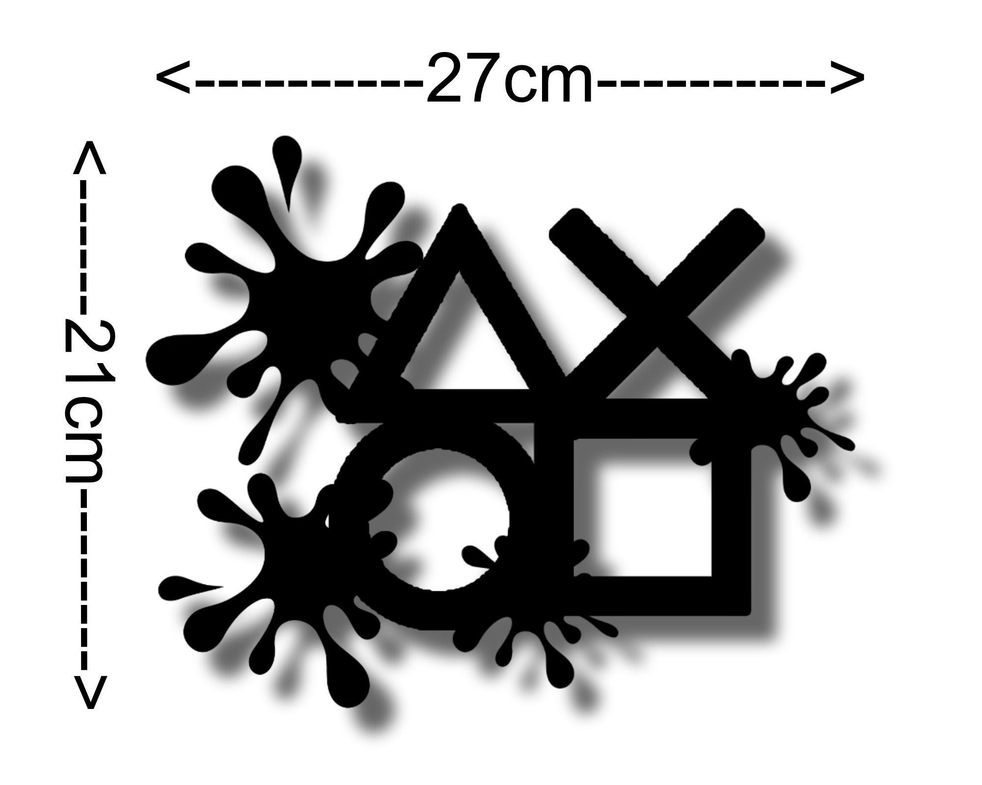 PS5 Decal. Triangle Circle Cross Square Playstation Etsy