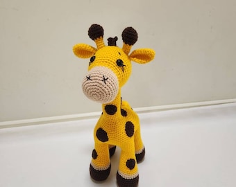 Giraffe Toy, Crochet Giraffe, Soft Giraffe Toy, Soft Toy, Handmade Crochet Giraffe, Amigurumi Giraffe, Baby Shower Gift - MADE TO ORDER