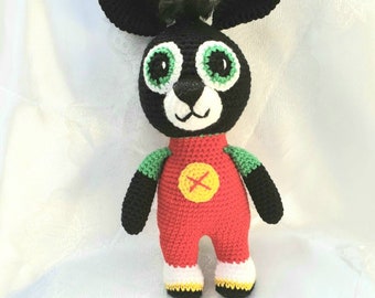 Bing Toy, Crochet Bing Rabbit, Handmade Bing Rabbit - MADE to ORDER