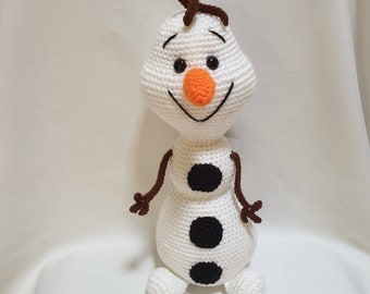 Snowman Toy, Crochet Snowman, Christmas Decor, Toy Snowman, Handmade Snowman, Amigurumi Snowan, Olaf Snowman - MADE TO ORDER