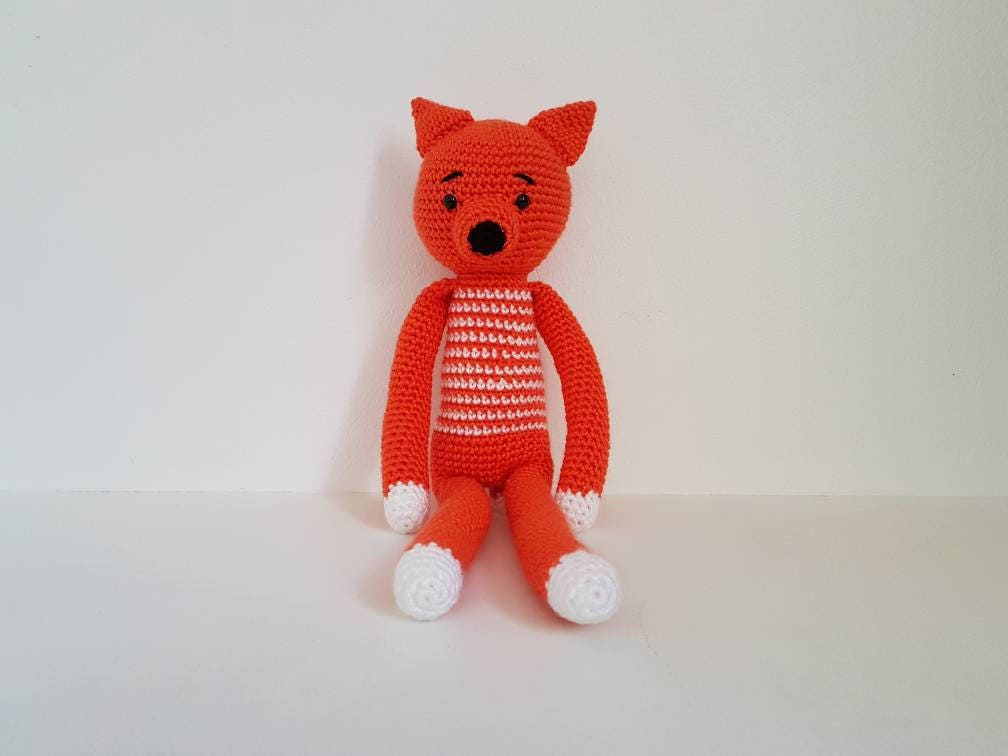 Handmade Crochet Fox Toy
