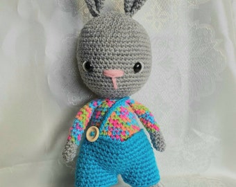 Bunny Toy, Crochet Bunny, Soft Toy Rabbit, Rabbit Doll, Handmade Bunny, Amigurumi Bunnt, Baby Shower Gift, Easter Bunny - MADE TO ORDER