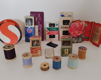 Vintage sewing items