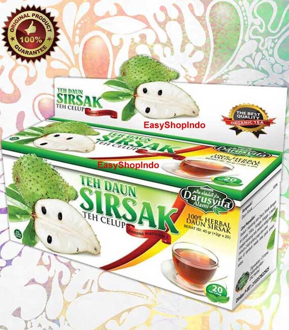 3 Pcs Soursop Guanabana Graviola Guyabano 100 Herbs Tea Etsy