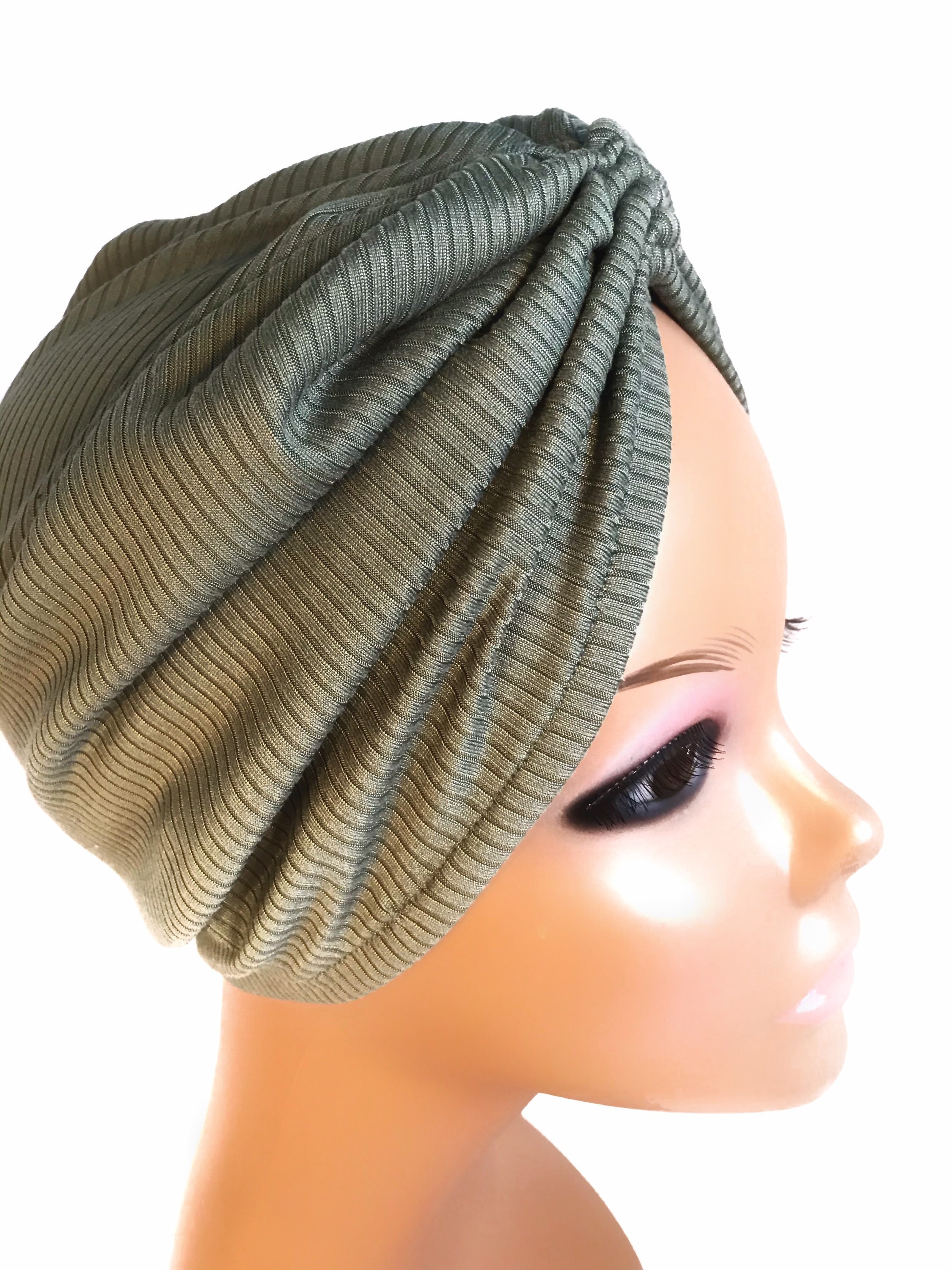 satin hair turban sleep
