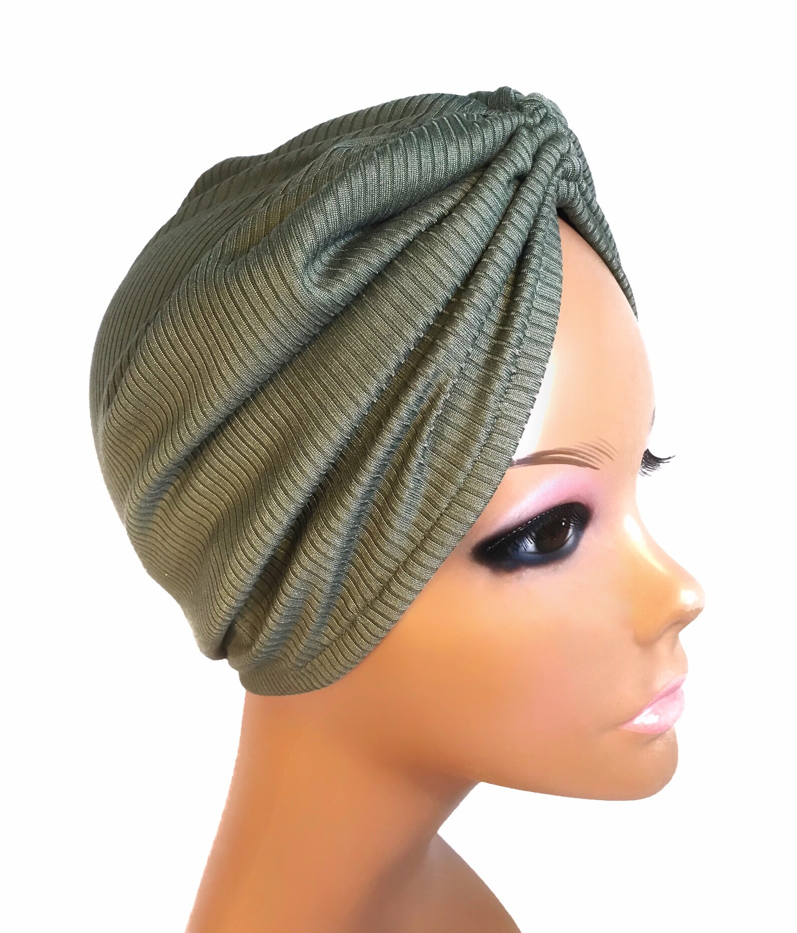 satin hair turban sleep