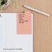 Tabbed Sticky Notes, Important Notes Sticky Pad, Today Checklist ...
