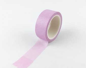 Solid Light Lavender Washi Tape // 15mm // Paper Tape // BBB Crafting Supplies // R-SL033