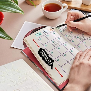 Journaling Schablonen, BUJOS Layout Schablonen, Weekly Bullet Journaling Schablonen, Quick Planner Layouts Schablone | AGB und Widerrufsbelehrung R-SSAL