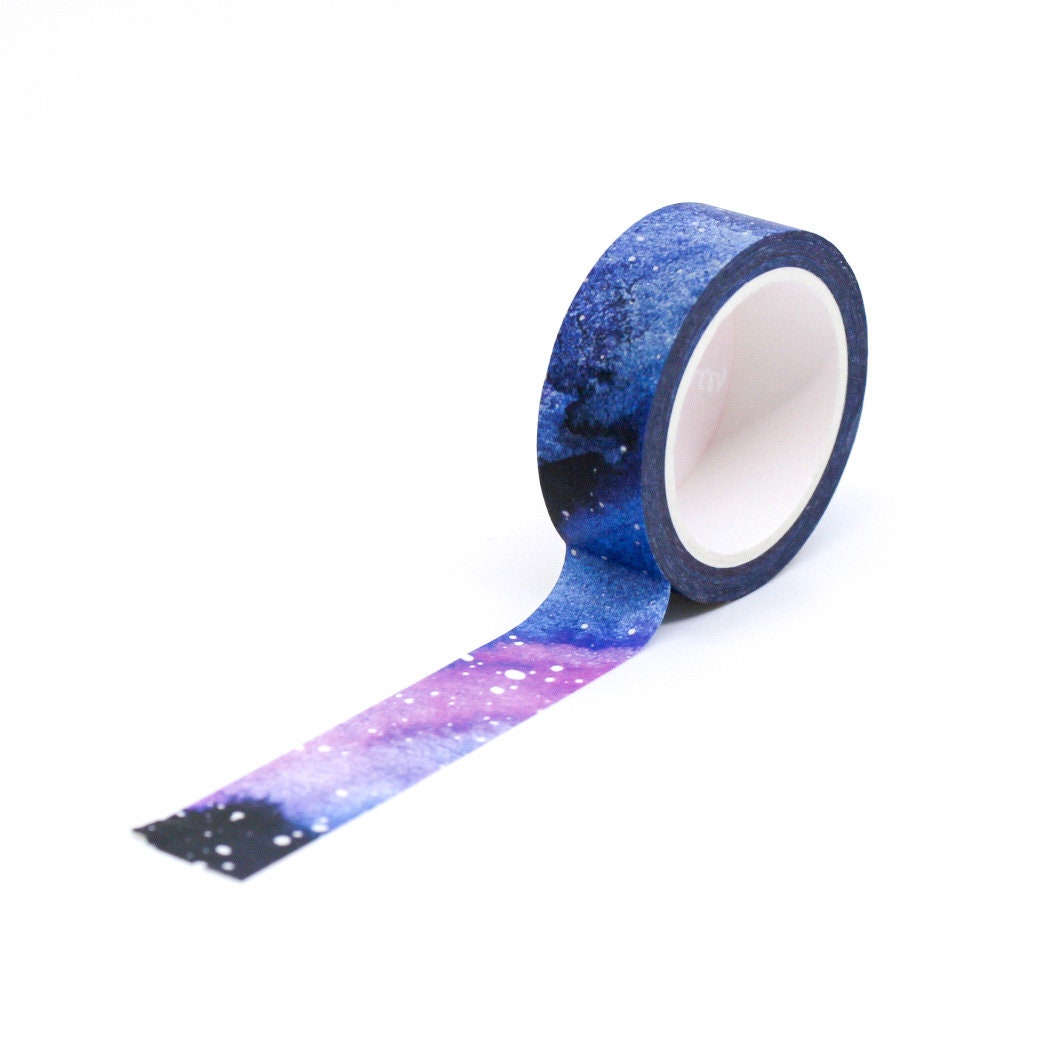 Nastro Adesivo Colorato Decorativo Washi Tape Set Cielo stellato Washi Tape Set Gold Washy Tape Nastro Adesivo decorativo Colorato per Scrapbooking Bullet Journal Confezioni Regalo Diari 24 Rotoli