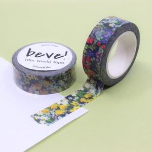 Fita Washi Meadow Wildflower, Fita de Papel Floral Field of Colorful Wildflowers, Fitas de Diário Garden Flowers | BBB Supplies | R-RBV021
