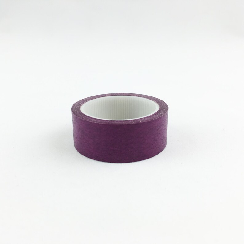 Solid Mauve Washi Tape // 15mm // Paper Tape // BBB Crafting Supplies // R-SL028 image 3