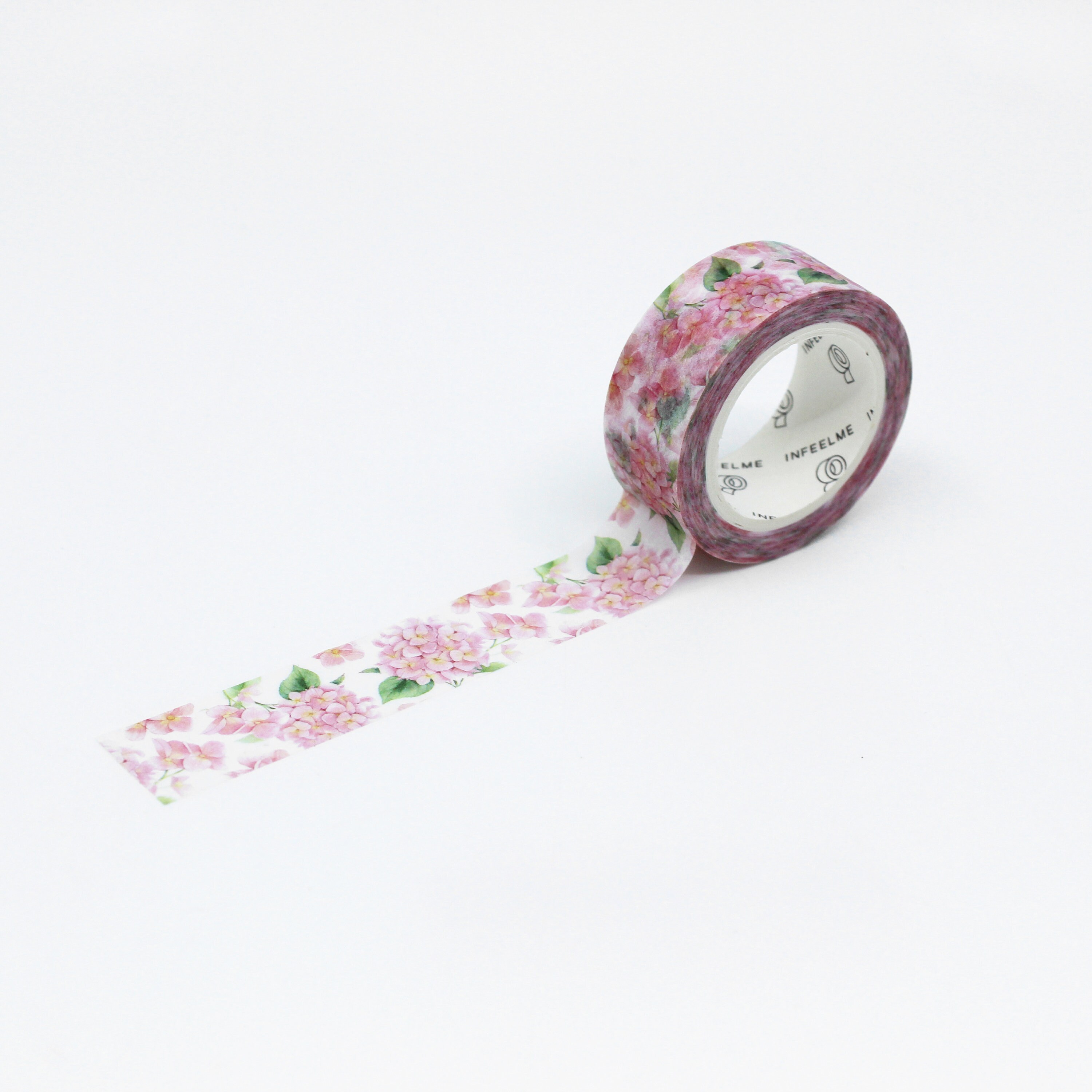 Pink Floral Hydrangea Garden Pattern Washi Tape Scrapbooking - Etsy