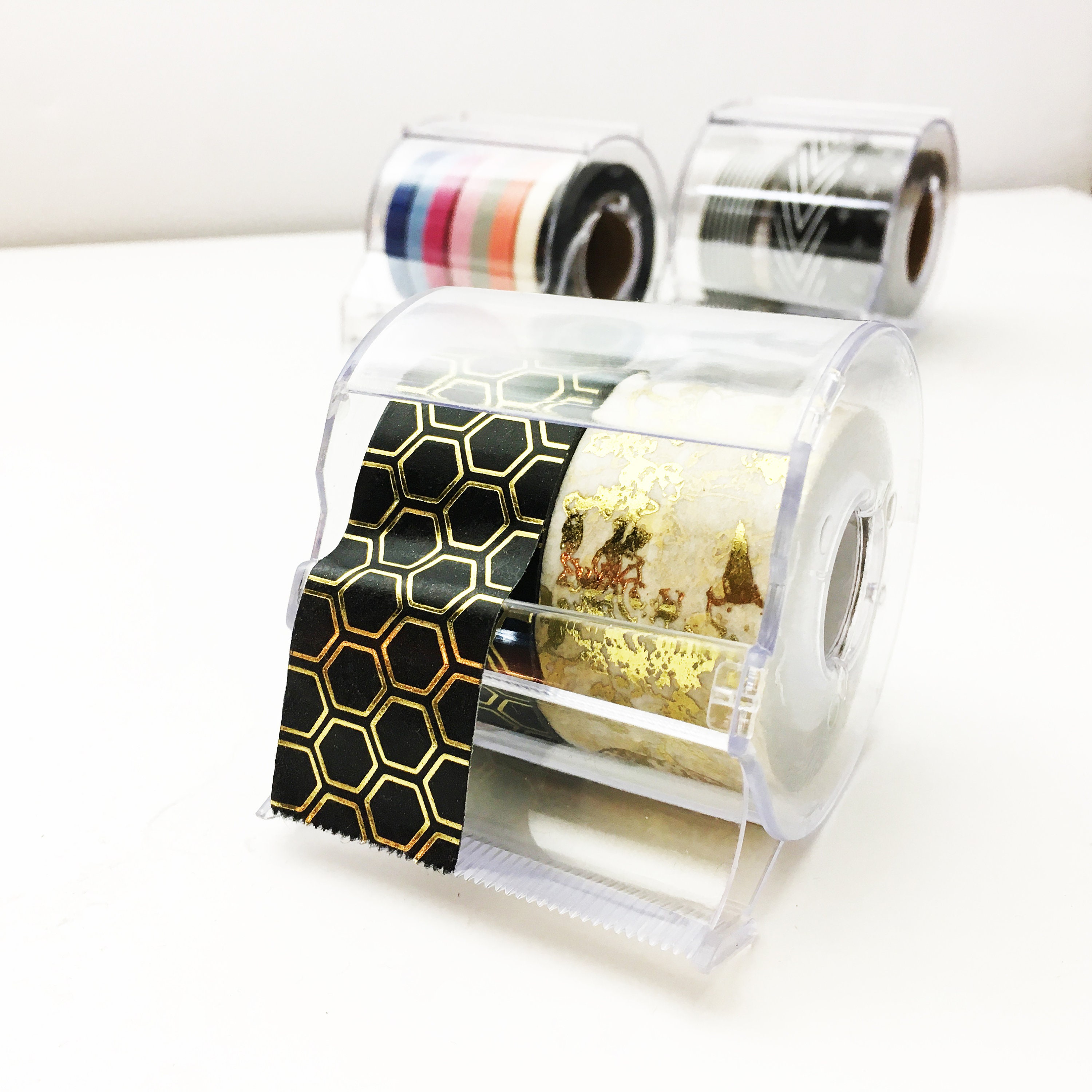 Plastic Washi Tape Dispenser holds Qty2 25MM Qty3 15mm or Etsy