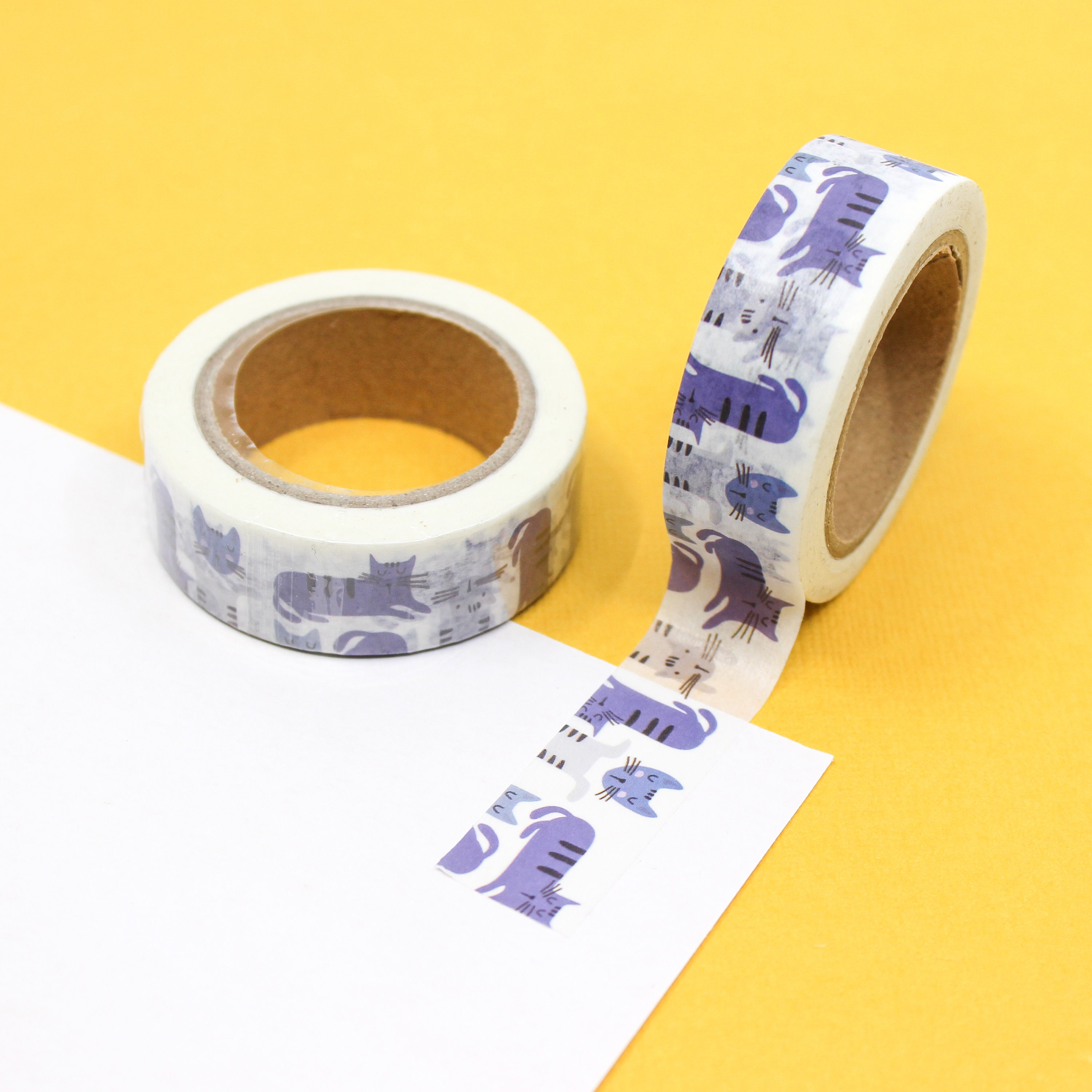 15mm*5m Cute Black and white cat claw Journal Washi Tape Adhesive Tape DIY  Scrapbooking Sticker Label Masking Tape