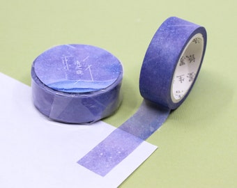 Blue and Purple Watercolor Sky Pattern Washi Tape, Ombre watercolor Sky Craft Tapes, BUJO and Planner Tapes | BBB Supplies | R-FC021