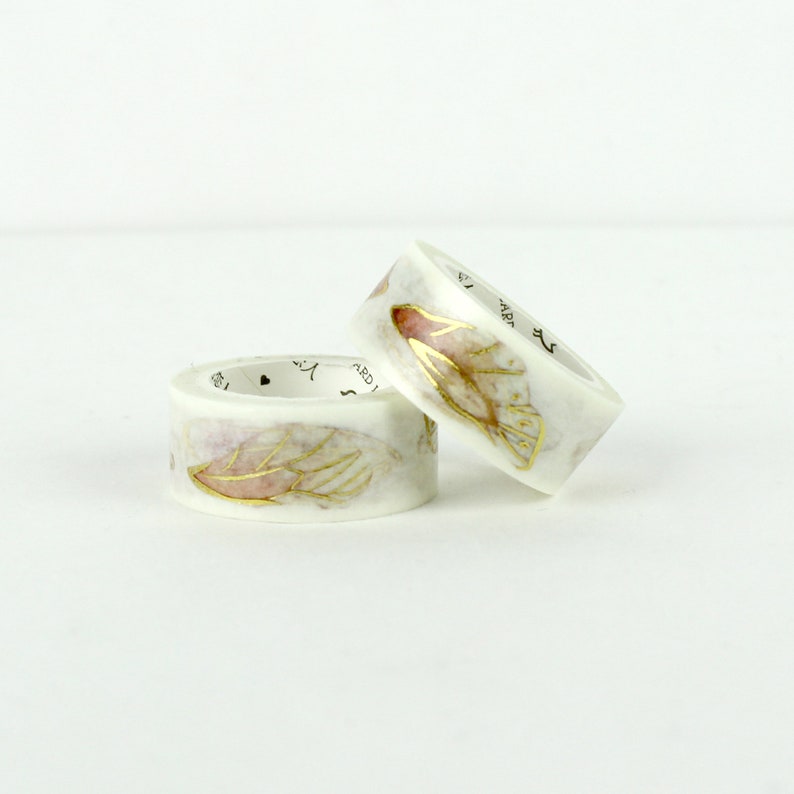 Ocean Crafts Hawaii Stickers Card Making Gold Foil Conch Shell Washi Tape Tropical CR-W-F121 Summer Sun Scrapbooking Supplies