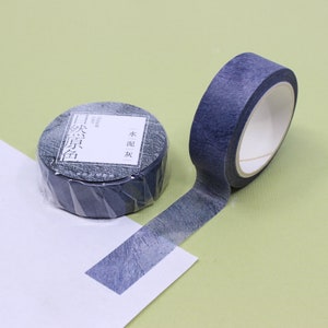 Grijze steen aquarel patroon Washi Tape, drakenhuid, grijze stenen Craft Tapes, BUJO en Planner grijs marmer Washi | BBB-benodigdheden | R-FC011