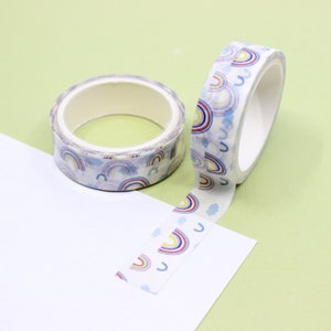 Fun Rainbow Washi Tape, Rainbow Love Washi, Journaling Supplies, Card Making Supplies, Joyful Planner Tapes |  BBB Supplies | R-AL120-15