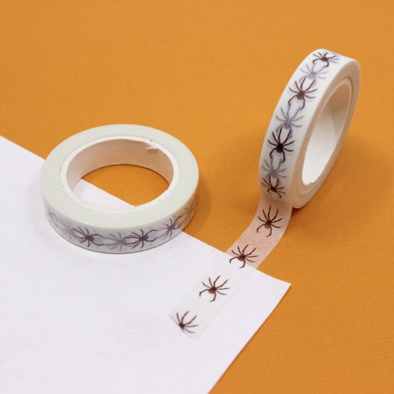 NUOVO 1 PZ 10 M Teschi Decorativi Ragnatela Pipistrello Halloween Washi Tape Set FAI DA TE Planner Adesivo Nastro Adesivo Carino Cancelleria-No.892