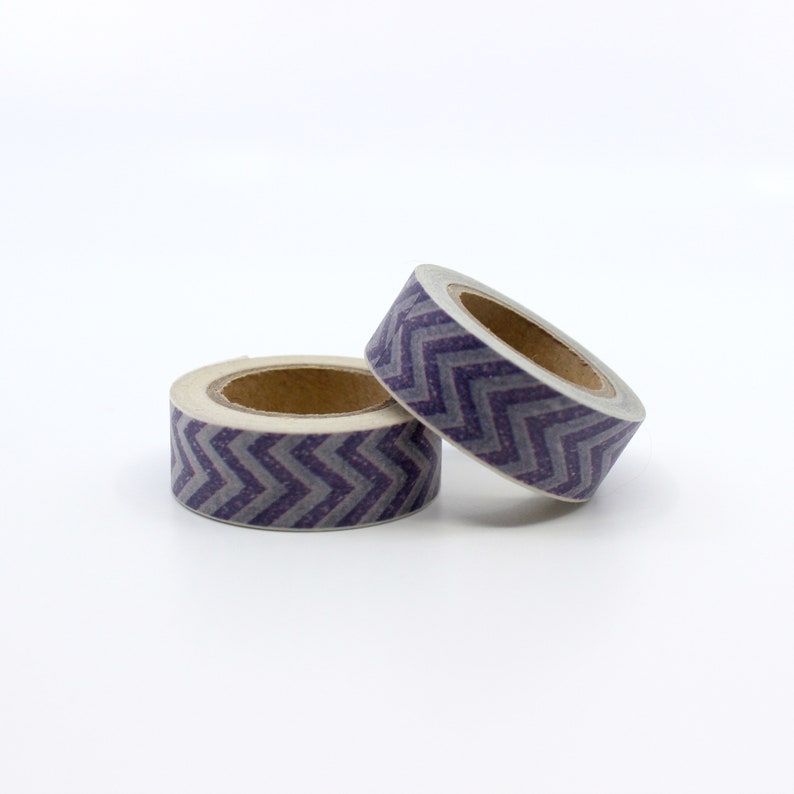 R-ZH1983 Purple Faux Glitter Chevron Pattern Washi Tape Cute glitter tape without the glitter mess BBBsupplies R-ZH1979