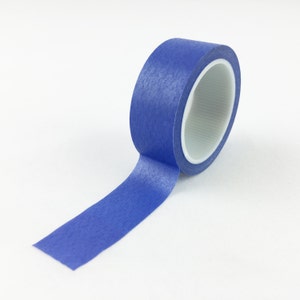 Solides Lapis Blaues Washi Tape // 15mm // Papier Tape // Scrapbooking Zubehör // R-SL031