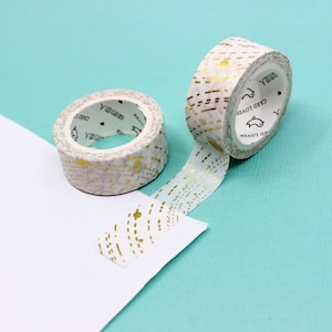 Goudfolie sterrenbeelden Washi Tape, sterren Washi Tape, Night Sky Tape, Zodiac Washi, sterrenbeeld Planner Tapes | BBB-benodigdheden | R-AL036-05