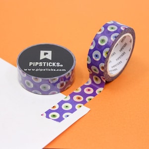 Lila Halloween Augen Washi, mehr als das Auge Halloween Papier Tape, Auge Ball Muster Kalender Planer Tapes | AGB und Widerrufsbelehrung RPX053
