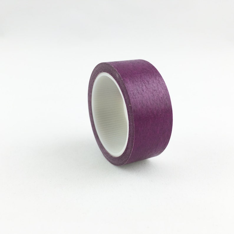 Solid Mauve Washi Tape // 15mm // Paper Tape // BBB Crafting Supplies // R-SL028 image 4