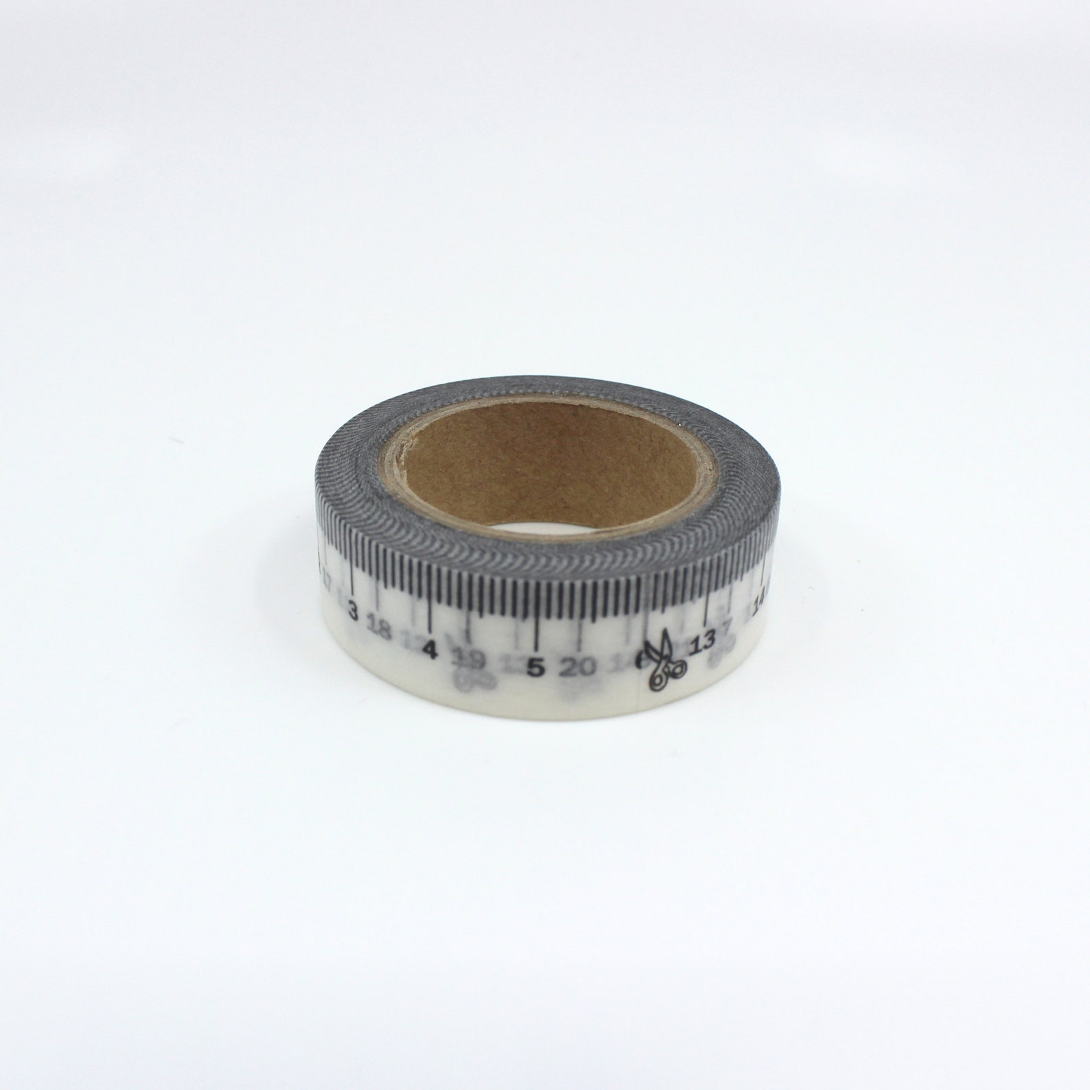 Black and White Tape Measure Ruler With Scissors Symol Pattern Etsy