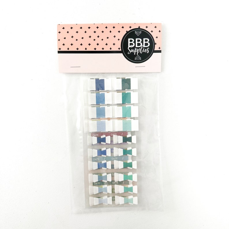 Custom Book Tabs, Planner Selfadhesive Labeling Tabs, BUJO Monthly