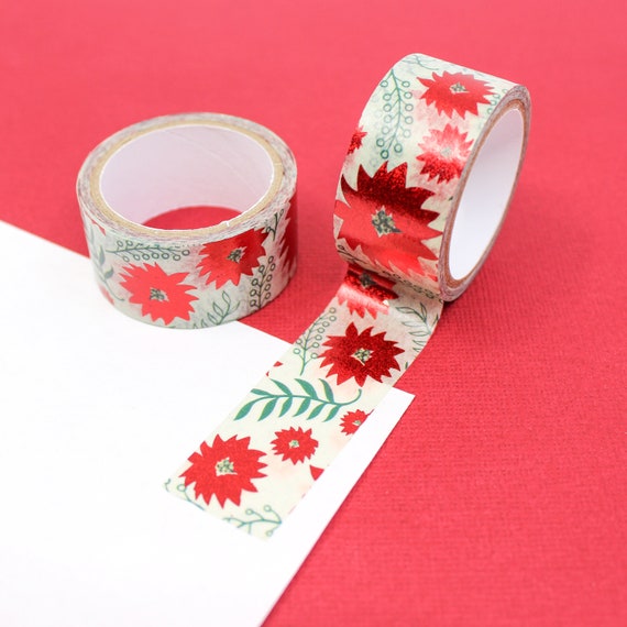 Christmas Tape, Kraft Tape, Festive, Sticky Tape, Gifts, Packaging, Boxes,  Stickers, Labels, Washi Tape 
