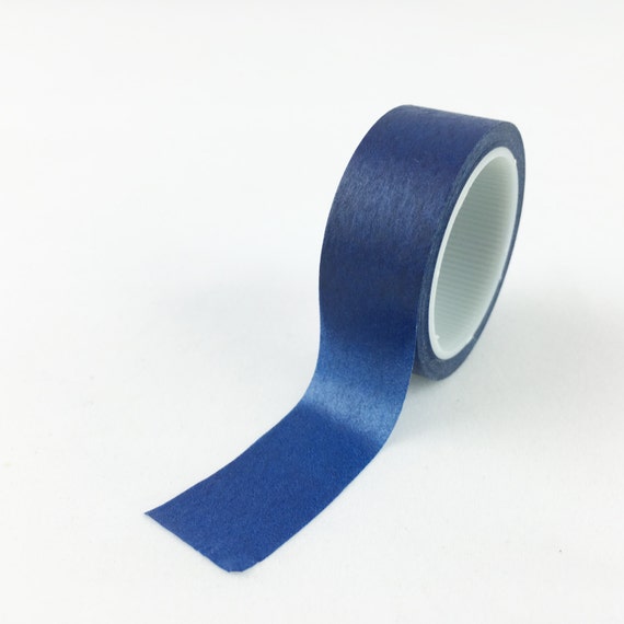Solid Prussian Blue Washi Tape // 15mm // Paper Tape // BBB | Etsy