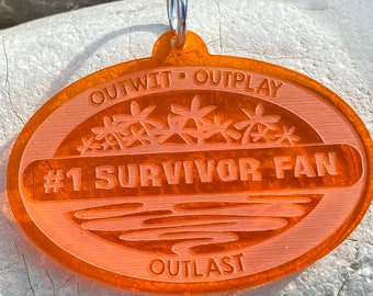 Llavero acrílico personalizado de isla