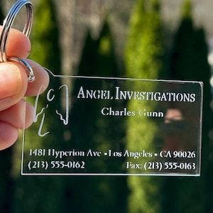 Porte-clés pour cartes de visite Angel Investigations - Buffy