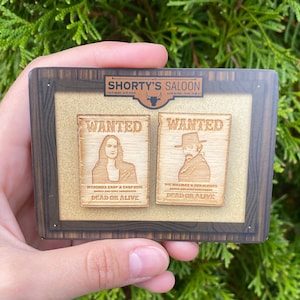 Wynonna Earp & Doc Holliday "Wanted Posters" - Wooden Pins
