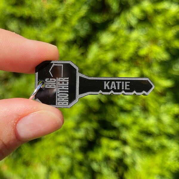 Personalized Mini Big Brother Keys - 5 Different Colors