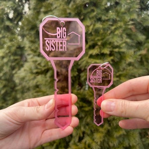 Personalized Big SISTER Keys