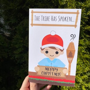 Survivor Jeff Cartoon - The Tribe Has Spoken - Christmas Card