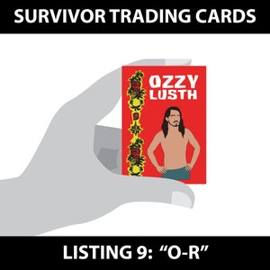 Cartes à collectionner Survivor - LISTE 9 - « O-R »