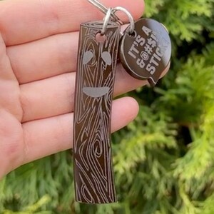 It&#39;s A Stick! Survivor Keychain - Acrylic